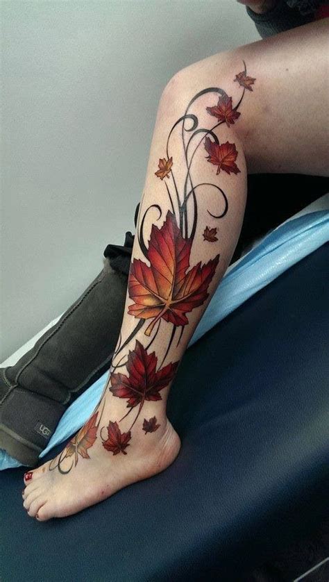 autumn rose tattoo|autumn tattoos for women.